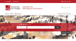 Desktop Screenshot of catalogue.unilim.fr