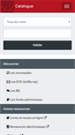 Mobile Screenshot of catalogue.unilim.fr