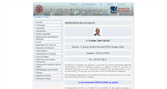 Desktop Screenshot of medecine.unilim.fr