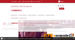 Desktop Screenshot of carrefourdesetudiants.unilim.fr