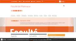 Desktop Screenshot of pharmacie.unilim.fr