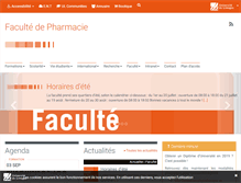Tablet Screenshot of pharmacie.unilim.fr