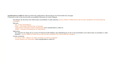 Desktop Screenshot of epublications.unilim.fr